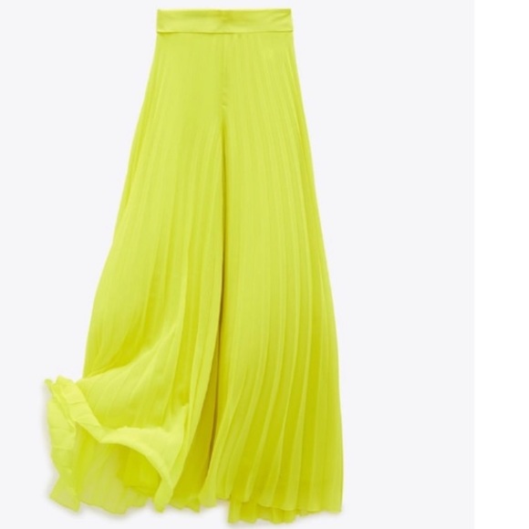 Zara Pants - Zara Wide Leg Palazzo Pleated Pants